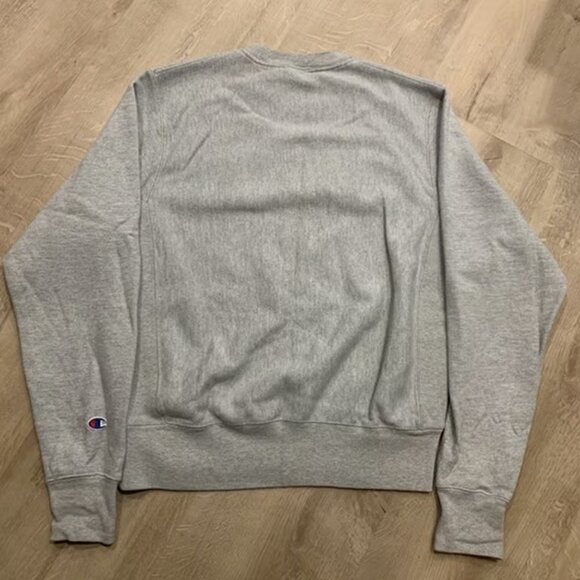 Champion Reverse Weave Boston University Crewneck Sweatshirt Men's Small S Gray - Picture 3 of 3